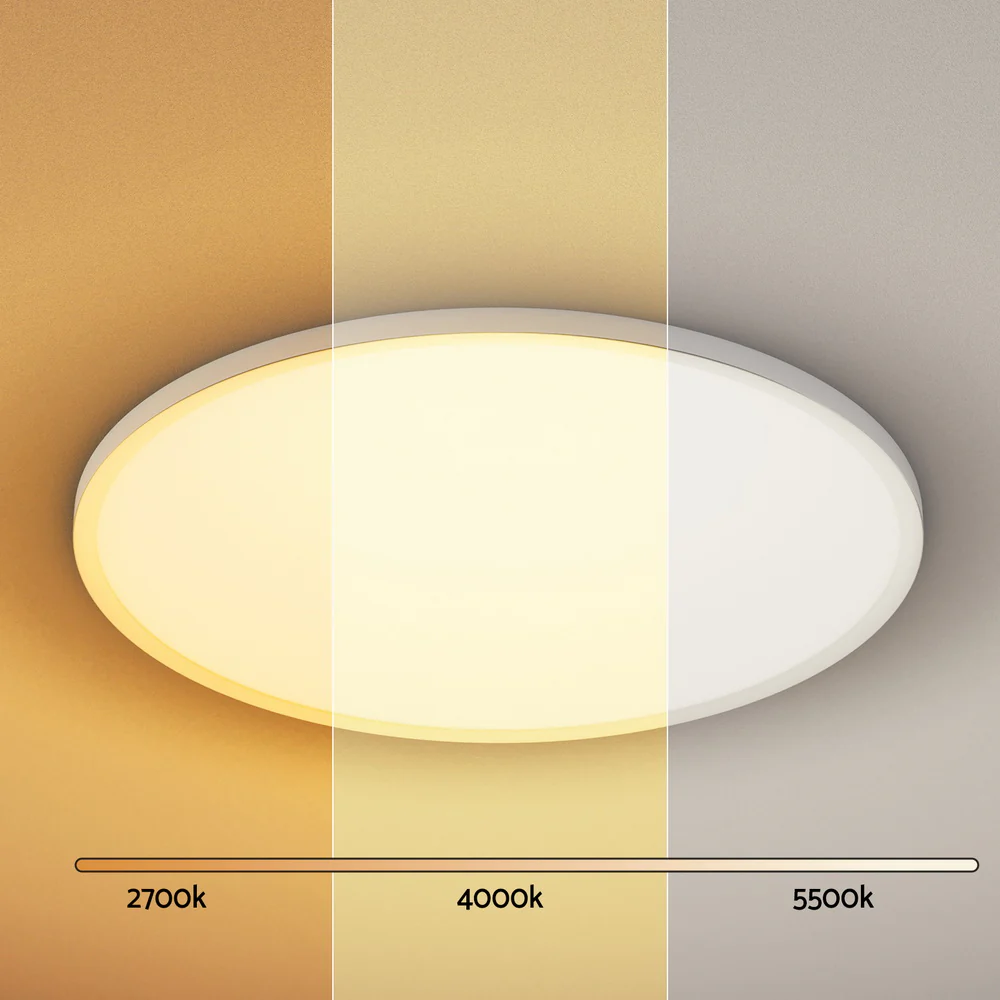 54W Ceiling Light LED Round Ultra-THIN 5cm Oyster Lamp Modern - Cool/Warm - Nurns