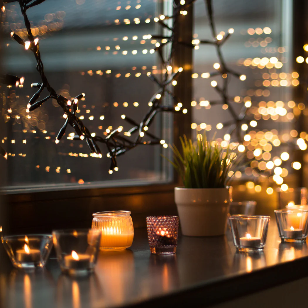 42M 400 LED Bulbs String Solar Powered Fairy Lights Garden Christmas Decor 8 Modes - Warm White - Nurns