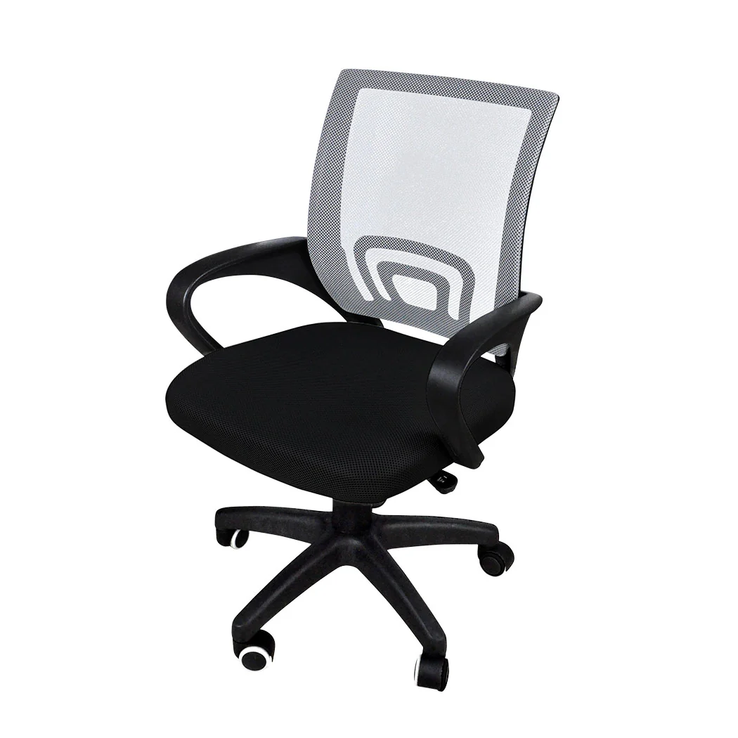 2x Levede Office Chair Gaming Computer Grey - Nurns