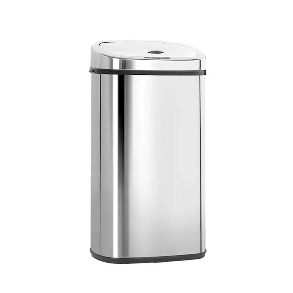 50L Stainless Steel Motion Sensor Rubbish Bin - Nurns