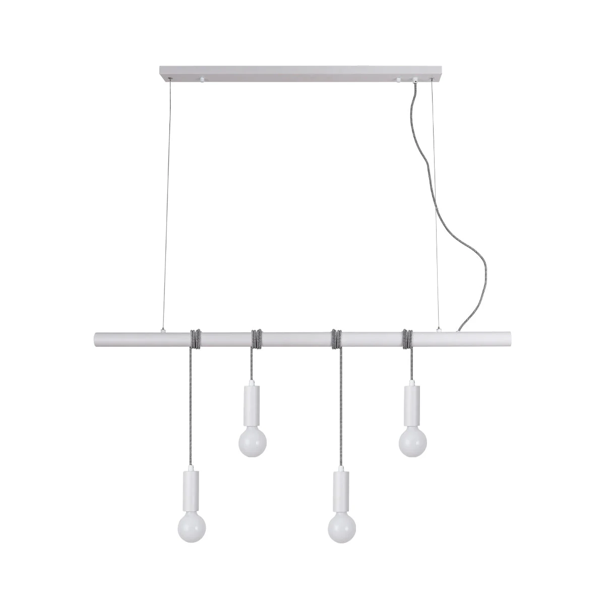 4 Lights Pendant Light - White - Nurns