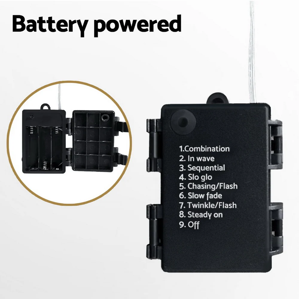 3M Christmas Icicle Lights String Lights 138 LED - Warm White - Nurns