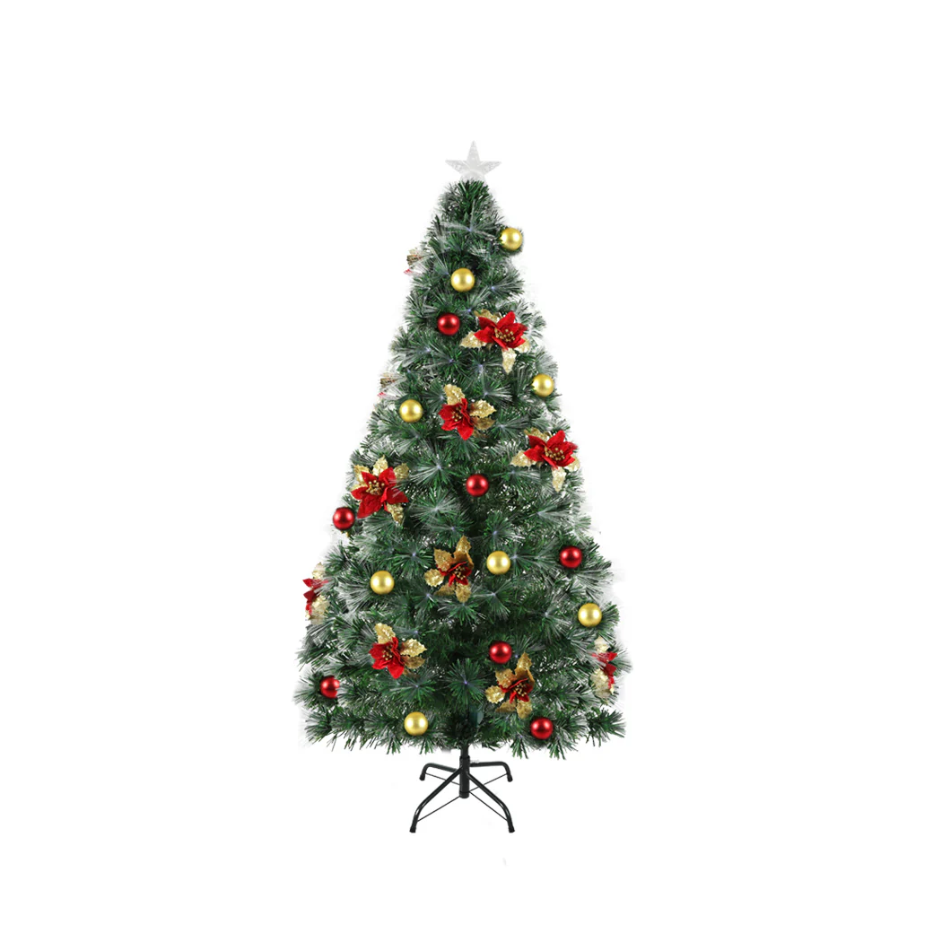5ft 1.5m 180 Tips Christmas Tree Xmas Decorations Lights - Nurns