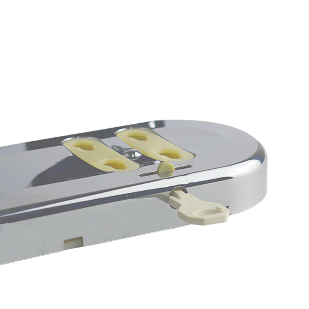 3 Bottles Bathroom Shower Soap Shampoo Gel Dispenser Pump Wall 1500ml Silver - Nurns