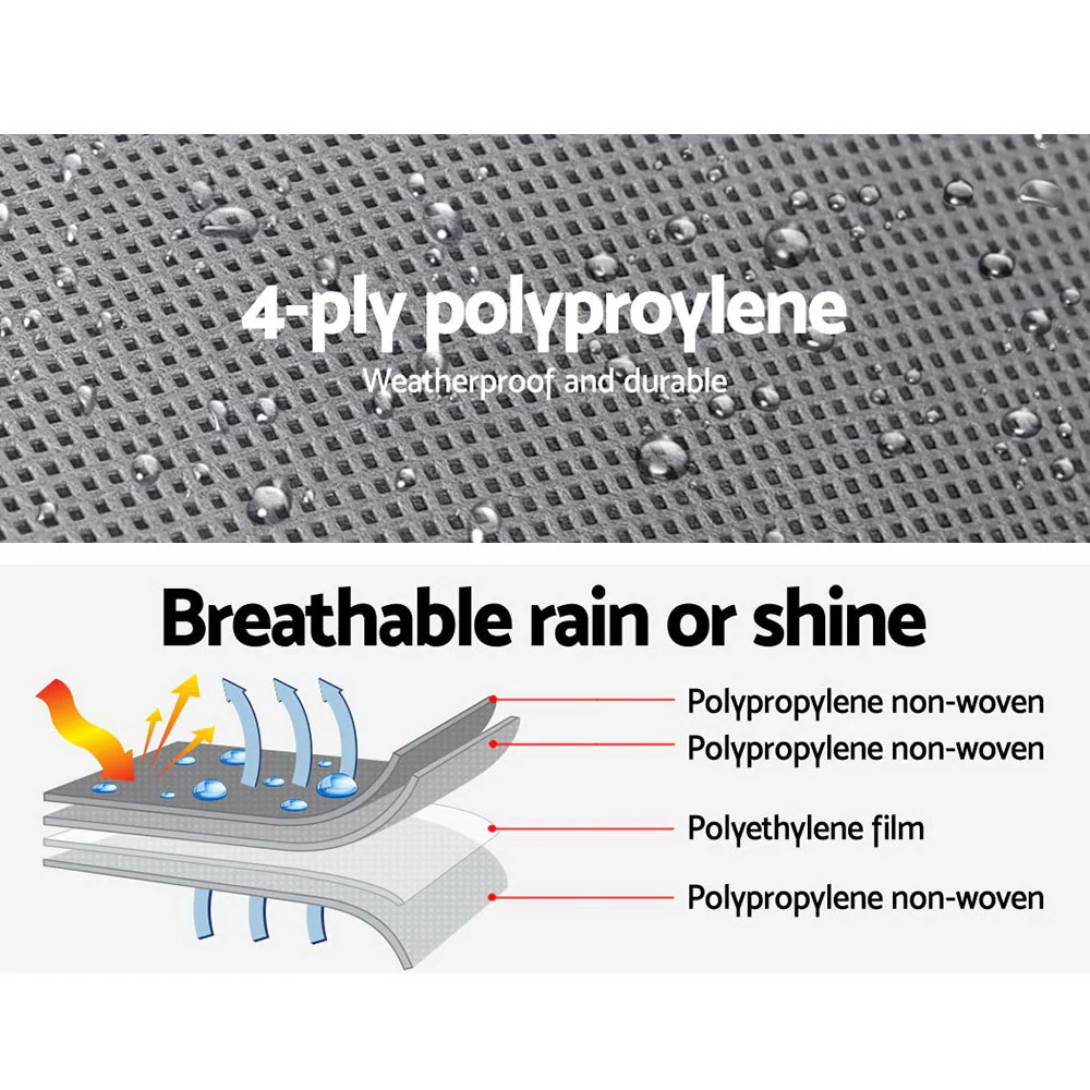 18-20ft Caravan Cover Campervan 4 Layer UV Water Resistant - Nurns