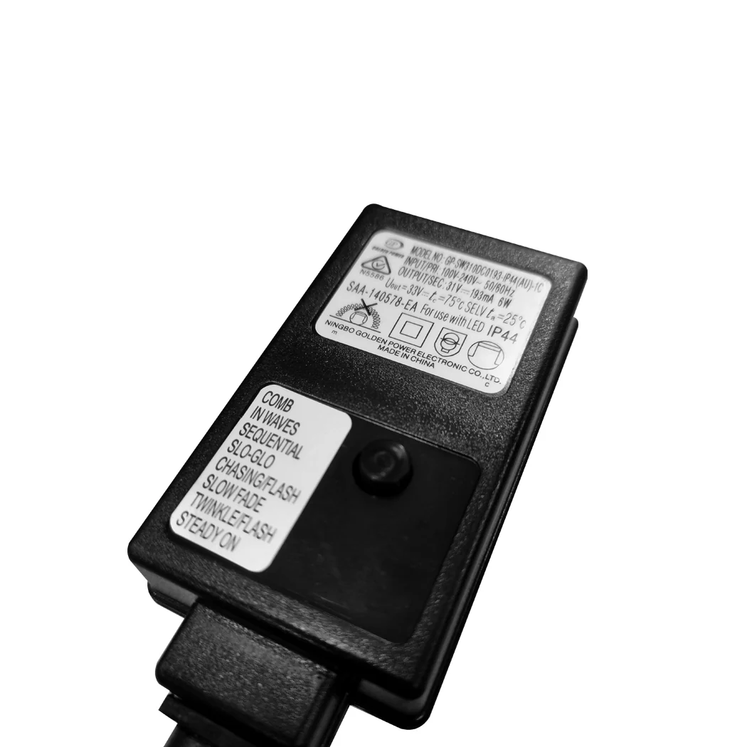 12M 300 LED Bulbs Curtain Fairy String Lights Outdoor Xmas Party Lights - Warm White - Nurns