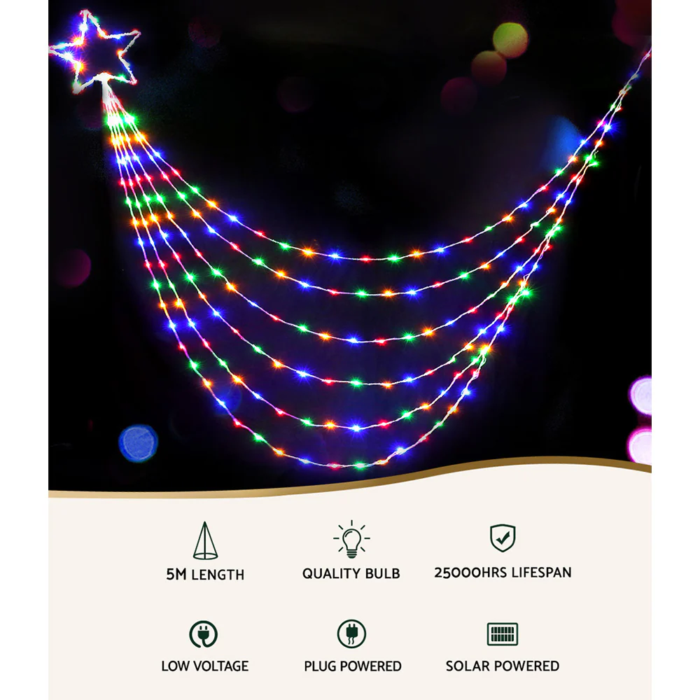 320 LED 5M Christmas Lights Solar String Fairy Light - Nurns
