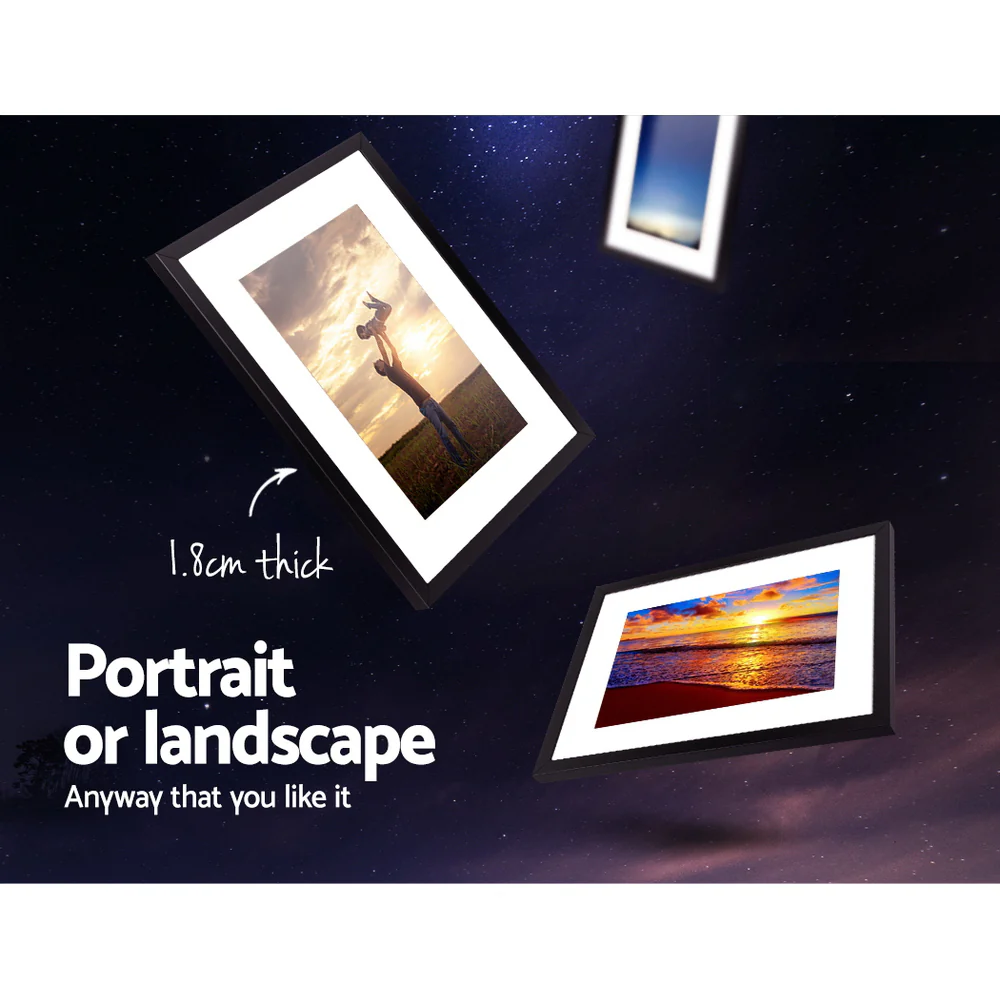 3-piece Photo Frame Wall Set A3 Picture Home Decor Art Gift Present Black - Nurns