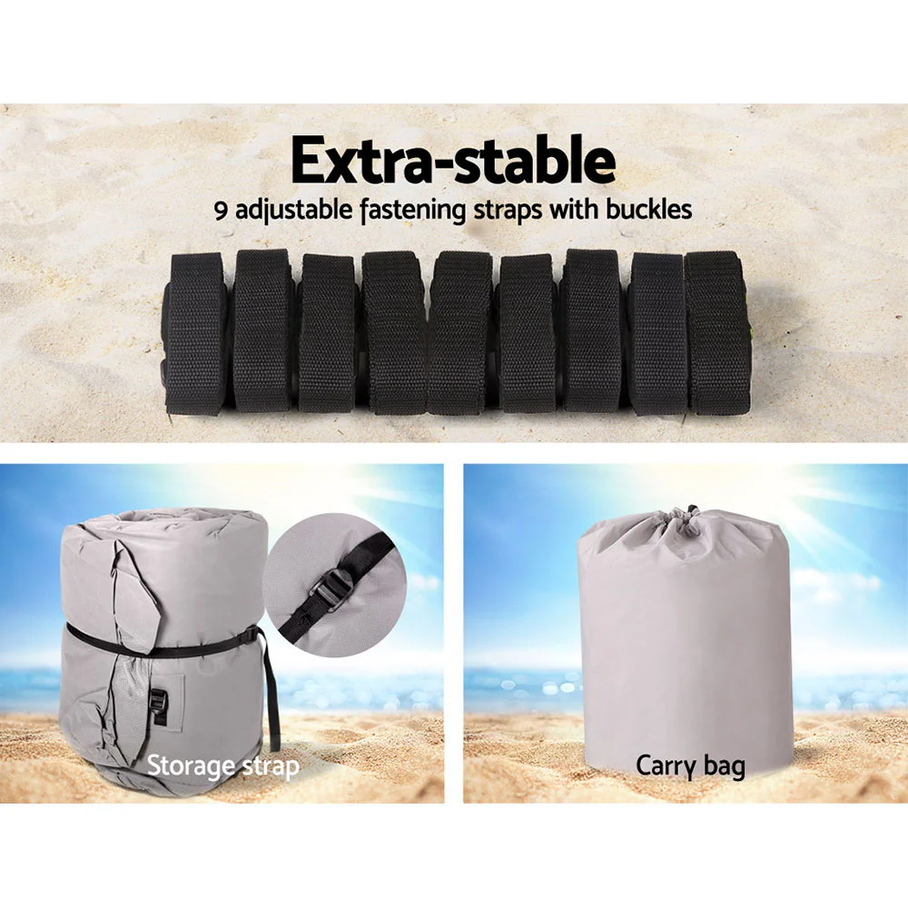 14 - 16 foot Waterproof Boat Cover - Grey - Nurns