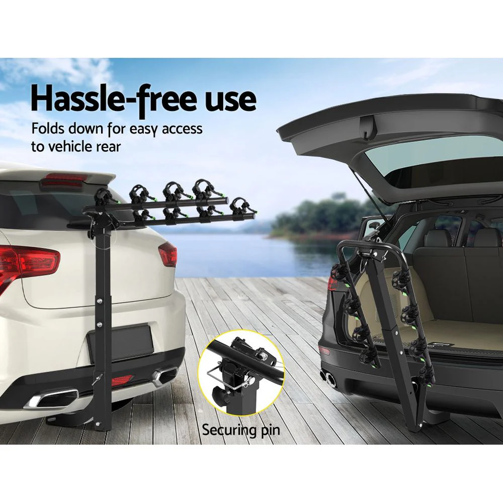 4 Bicycle Carrier Bike Rack Car Rear Hitch Mount 2