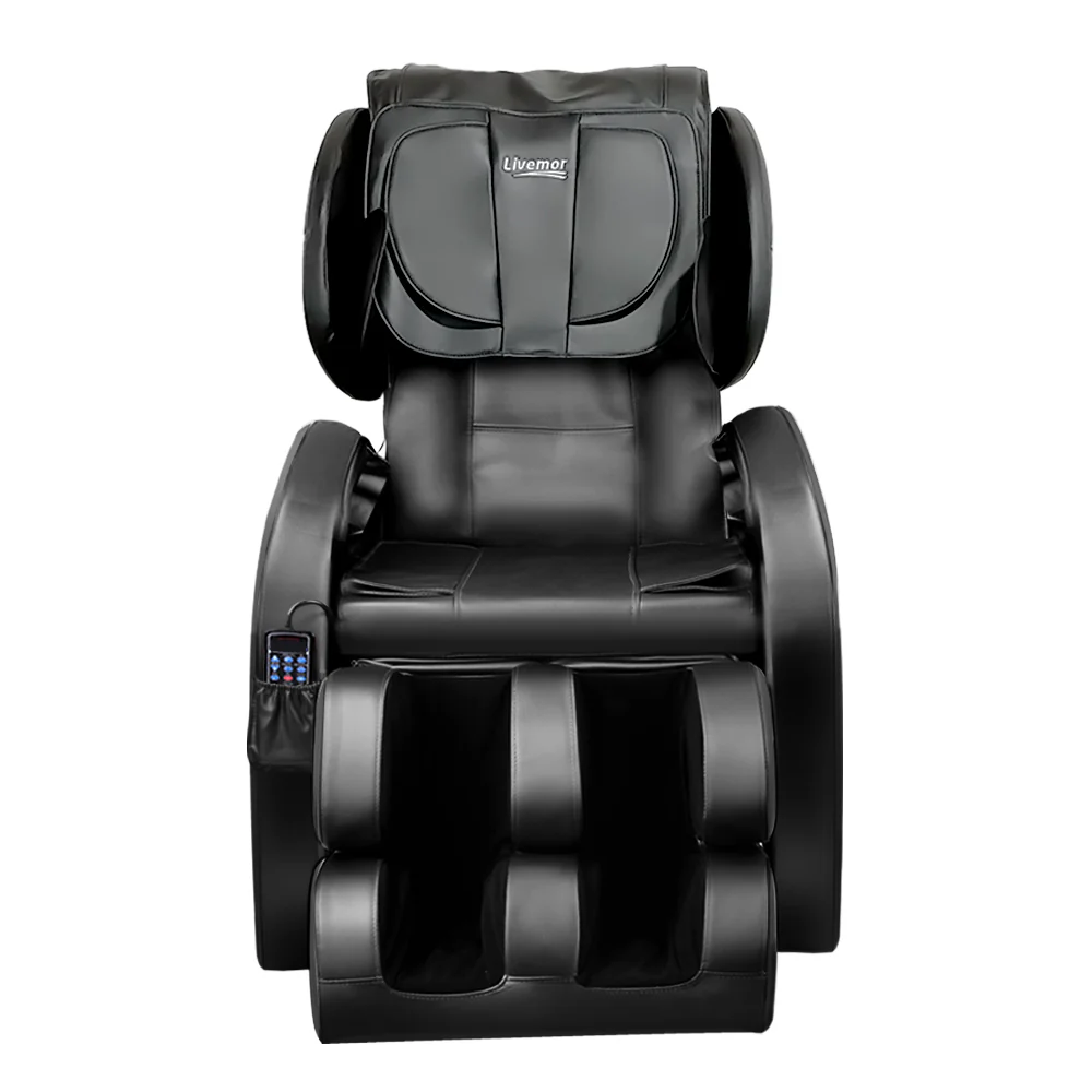 100W Electric Massage Chair - Black - Nurns