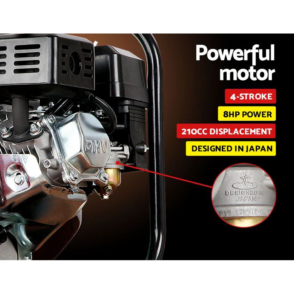 2inch High Flow Water Pump 210cc - Black & Red - Nurns