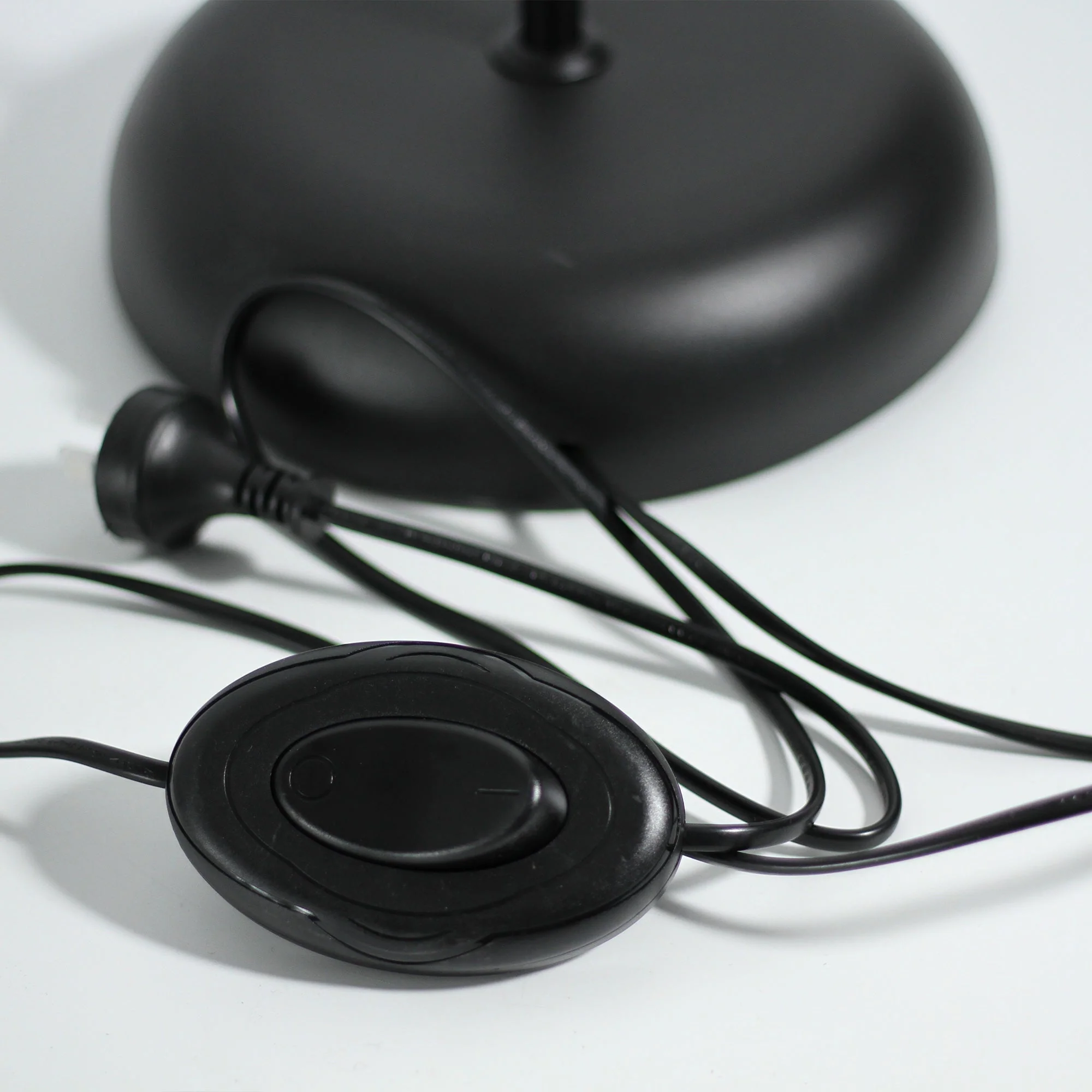 158cm Dual Light Metal Floor Lamp - Black - Nurns