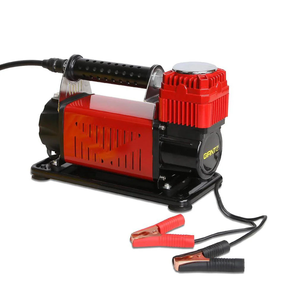 12V Portable Air Compressor - Red - Nurns