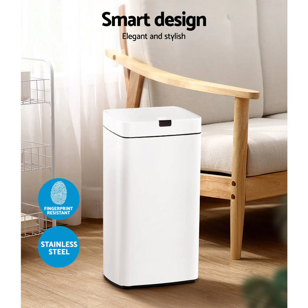 45L Sensor Bin White - Nurns