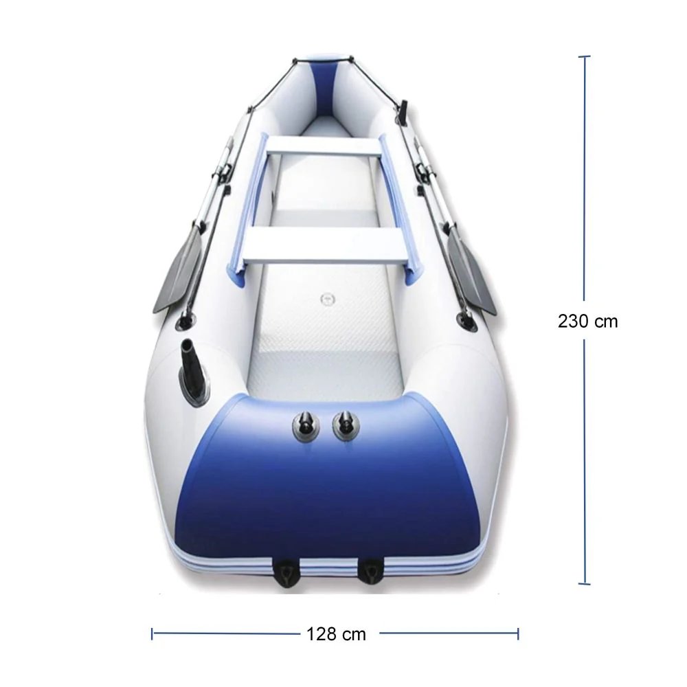 2.3m Inflatable Boat Laminated Wear Resistant Fishing Boat - Nurns