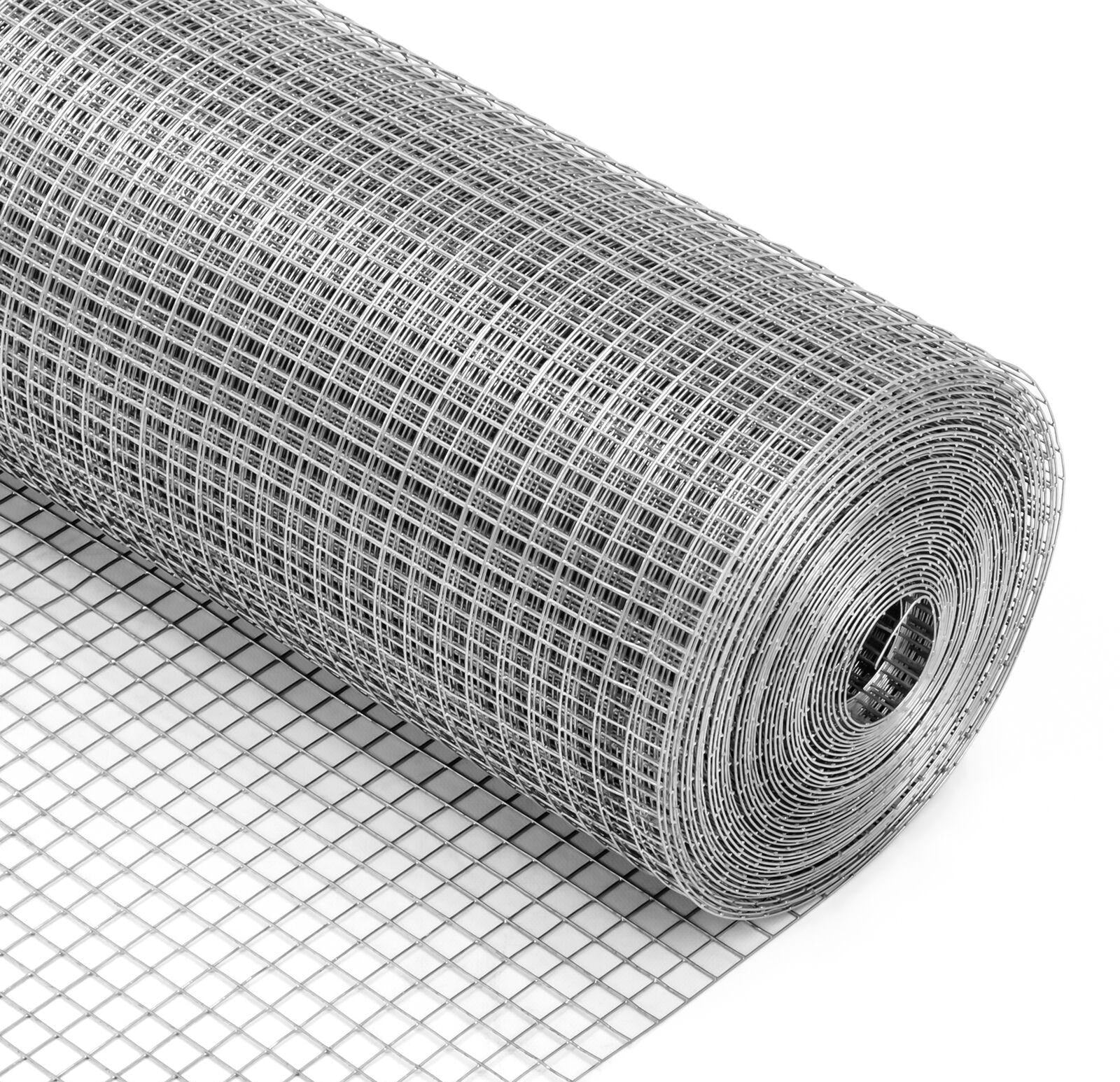 1x5M Galvanised Wire Mesh Garden Pet Chicken Coop Fencing Bird Netting Mesh - Nurns