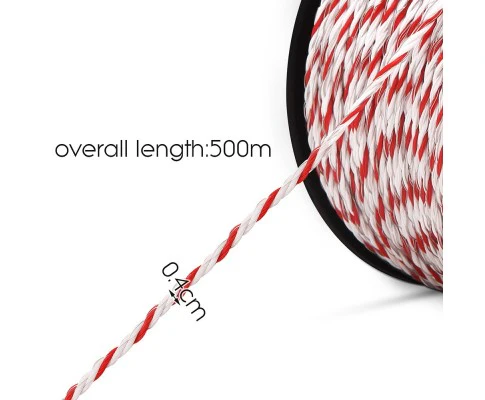 500m Stainless Steel Polywire Poly Tape Electric Fence - Nurns