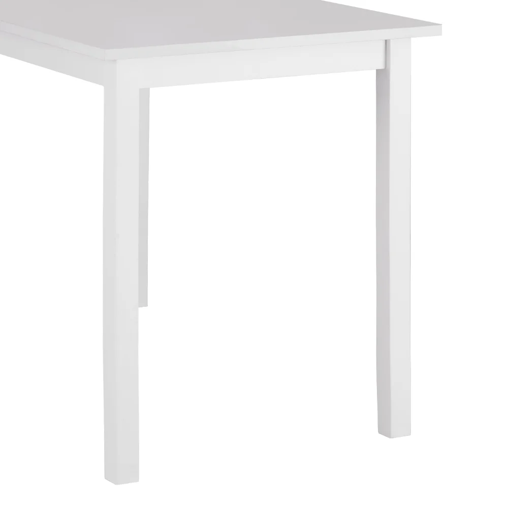 5-Piece Clara White Dining Table & Chair Set - Nurns
