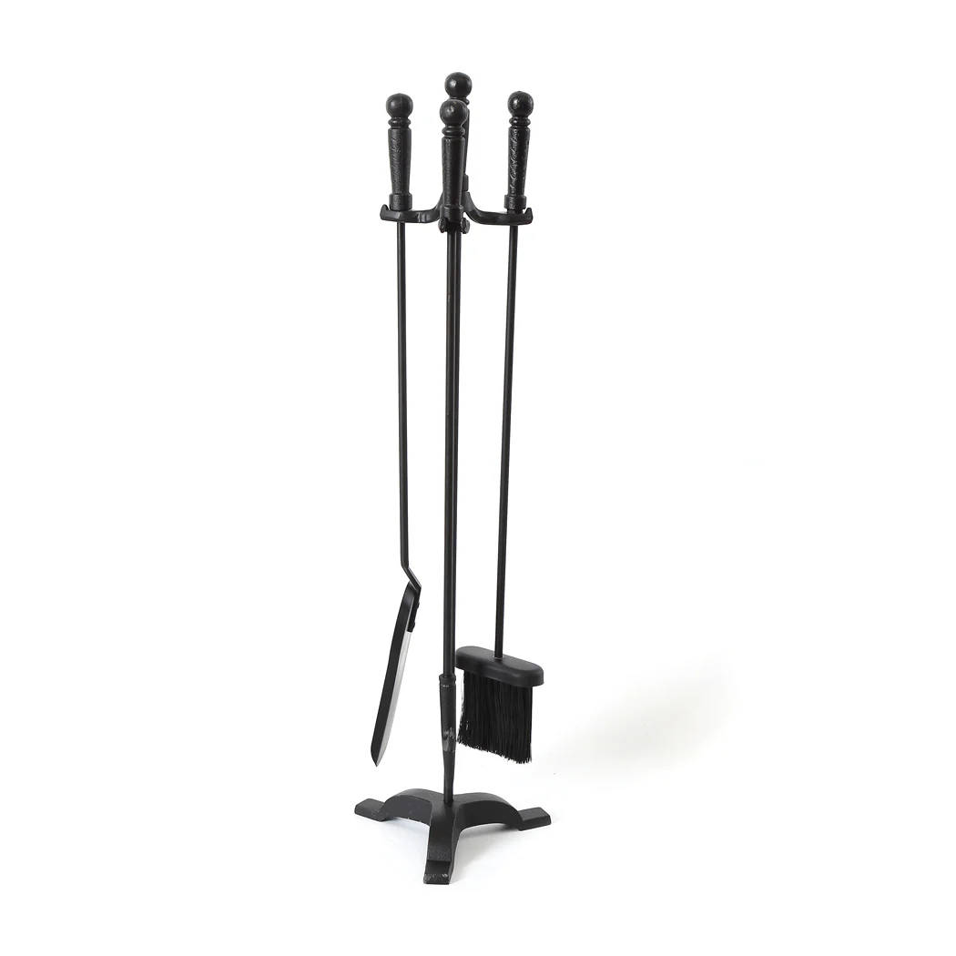 4-Piece Fireplace Tool Set - Nurns