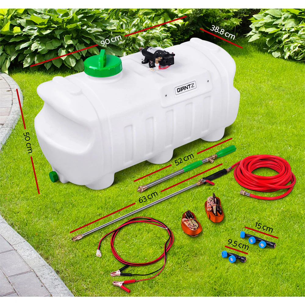 100L ATV Weed Sprayer Spot Spray 1.5 M Boom Chemical Garden Farm Pump - Nurns