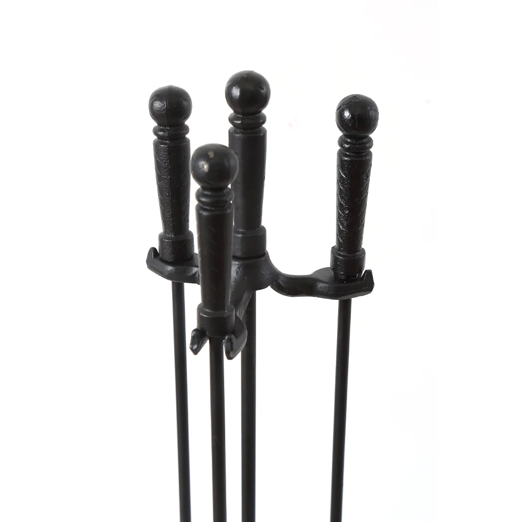 4-Piece Fireplace Tool Set - Nurns