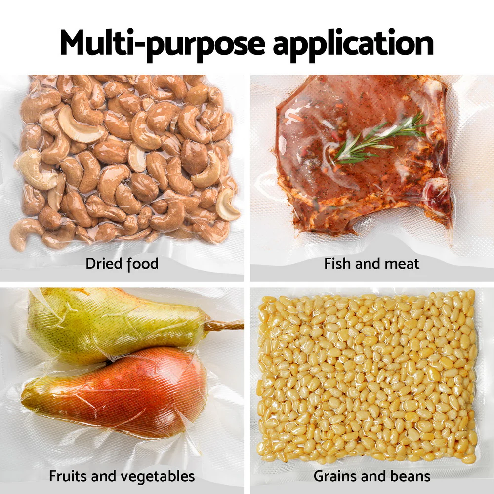 2 Rolls Food Vacuum Sealer Bags Storage Saver Heat Sealing Bag Pack 15CMX6M - Nurns