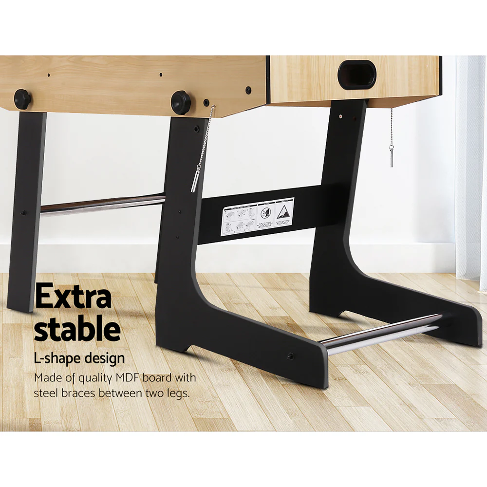 4ft Foldable Soccer Table Tables Balls Foosball Football Game Home Party Gift - Nurns