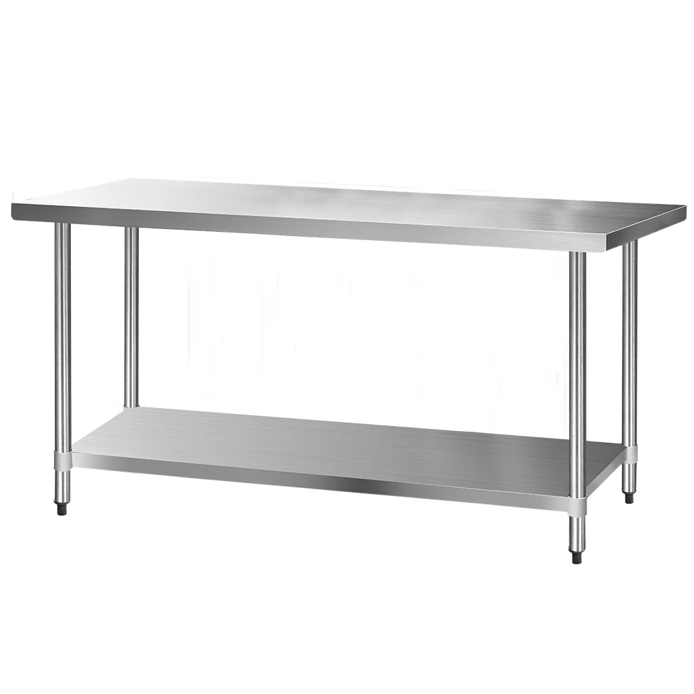 1829x762mm Commercial Stainless Steel Kitchen Bench - Nurns
