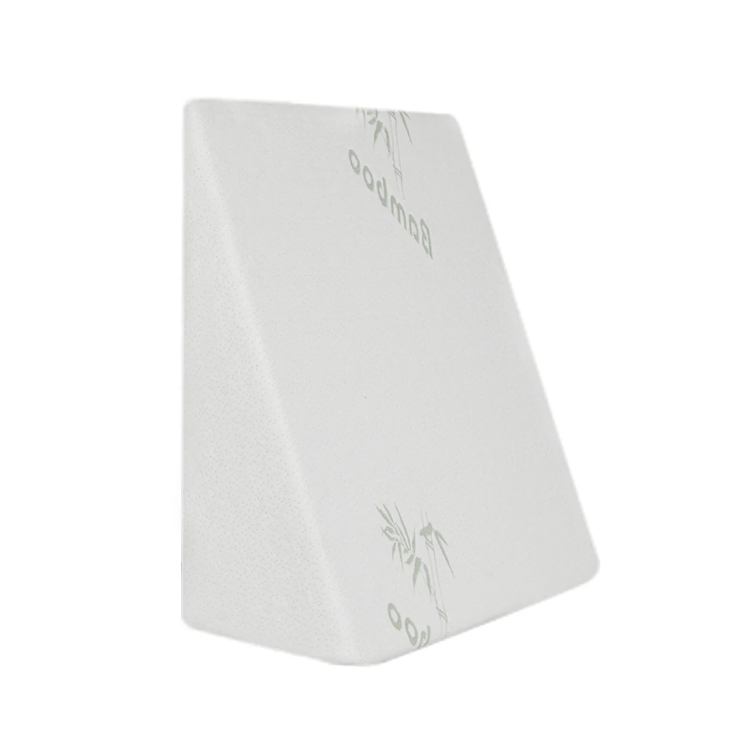25cm Bedding Wedge Pillow Memory Foam - White - Nurns