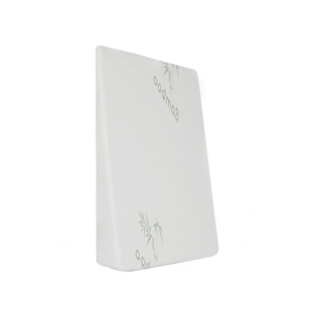 10cm Bedding Wedge Pillow Memory Foam - White - Nurns