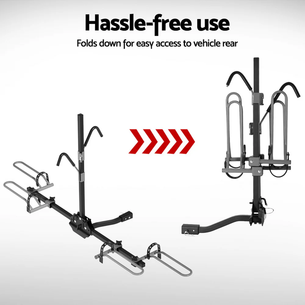 2 Bicycle Bike Carrier Rack Car 2