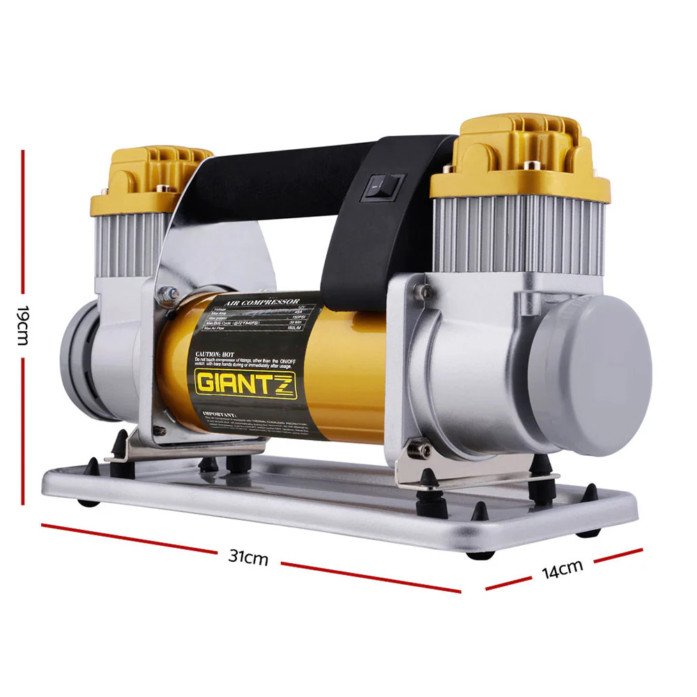 200L/min 12V Portable Air Compressor - Nurns