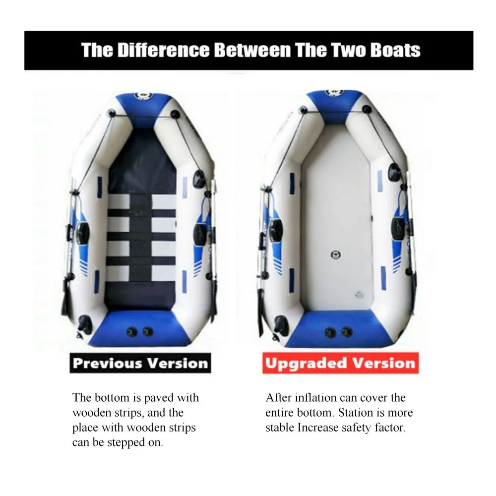 2.3m Inflatable Boat Laminated Wear Resistant Fishing Boat - Nurns
