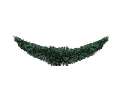 2.4m Christmas Garland Xmas Decorations Green Wedding Party - Nurns