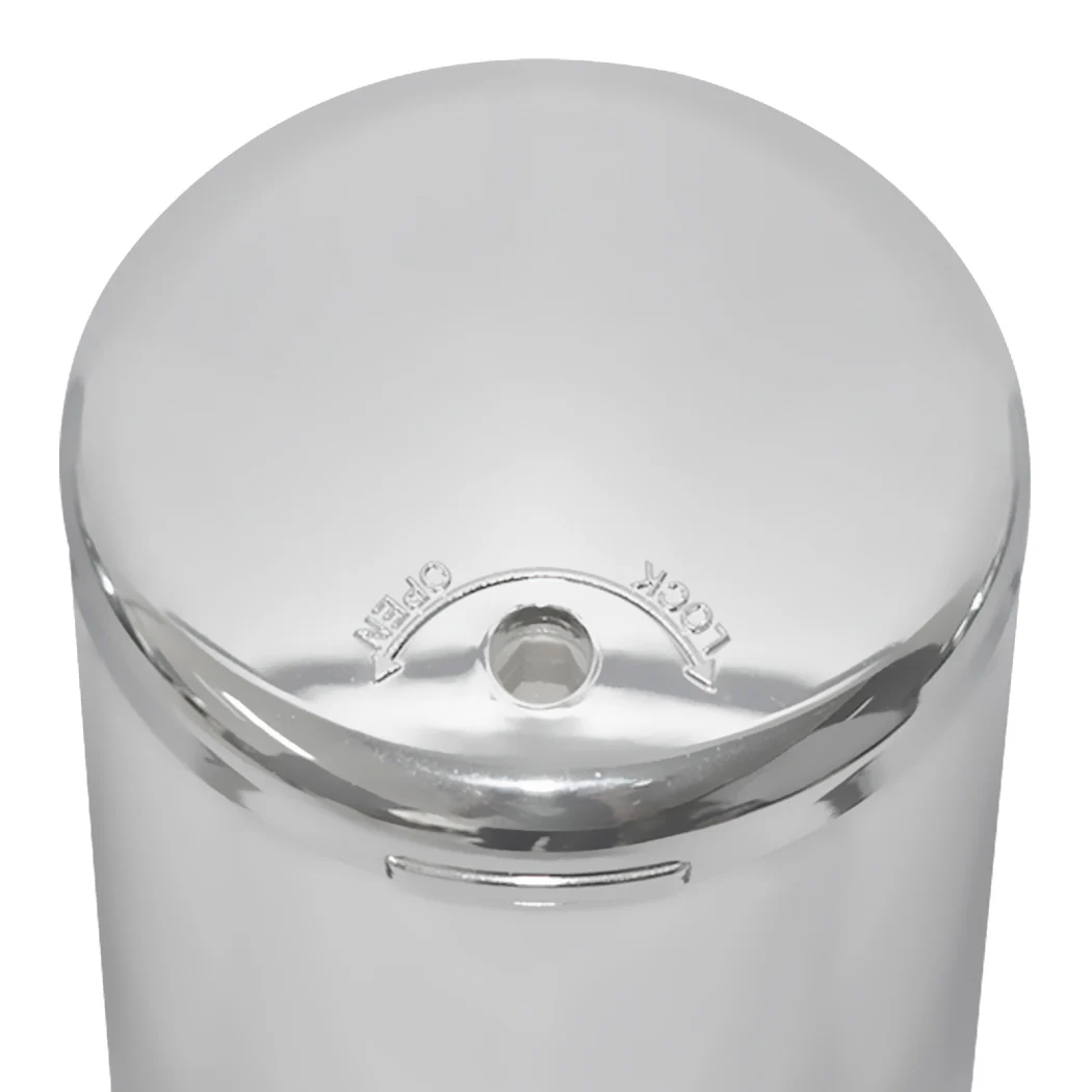 3 Bottles Bathroom Shower Soap Shampoo Gel Dispenser Pump Wall 1500ml Silver - Nurns