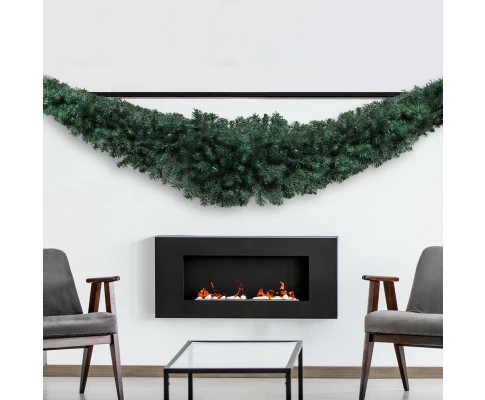 2.1m Christmas Garland Xmas Decorations Green Wedding Party - Nurns