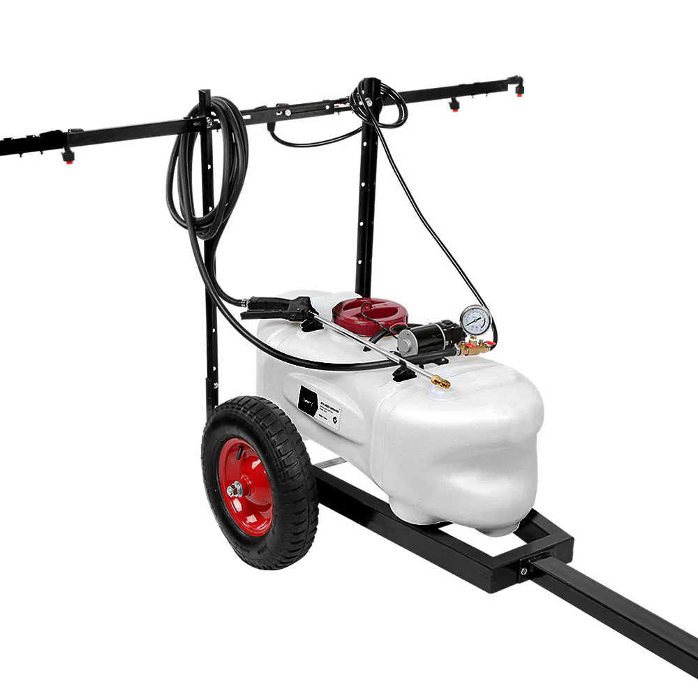100L ATV Weed Sprayer Spot Spray Tank with Cart - Nurns