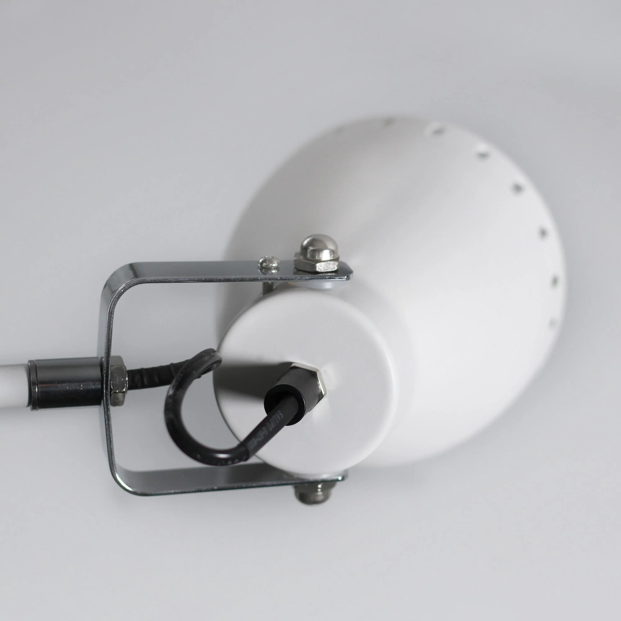 158cm Dual Light Metal Floor Lamp - White - Nurns