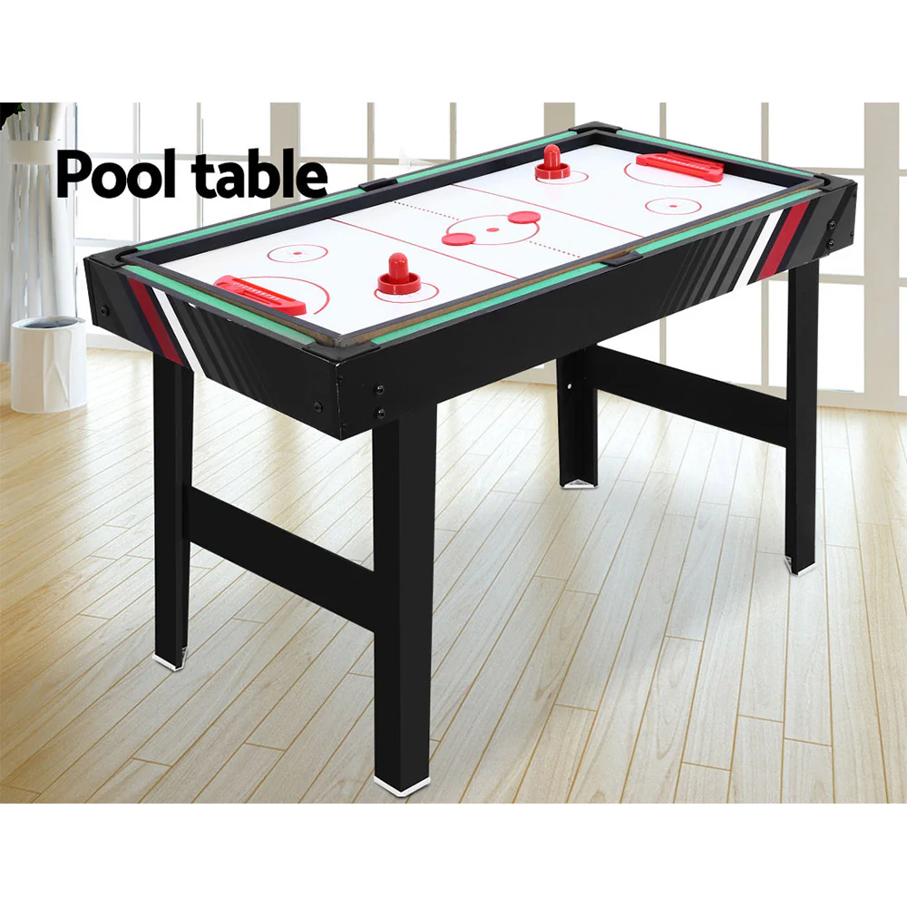 4ft 4-In-1 Soccer Table Tennis Ice Hockey Pool Game Football Foosball Kids Adult - Nurns