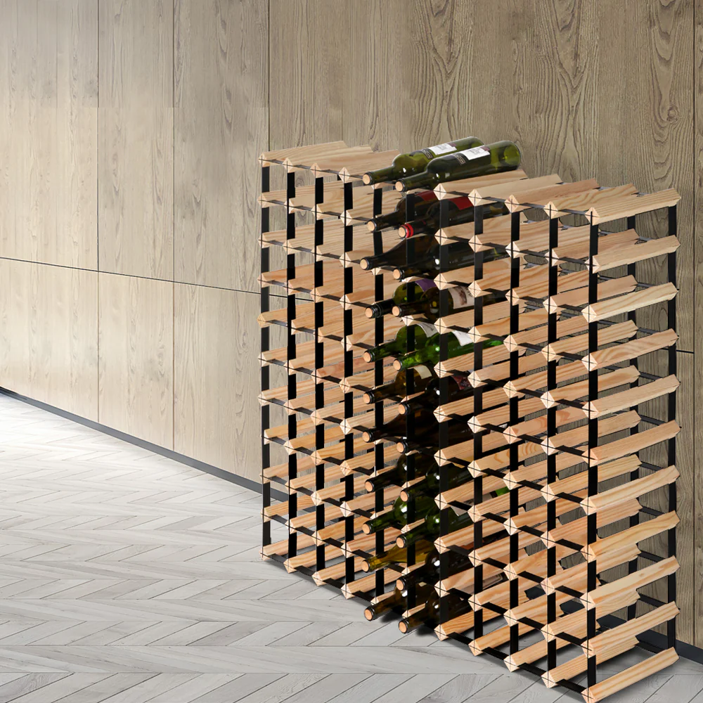 110 Bottle Timber Wine Rack - Nurns