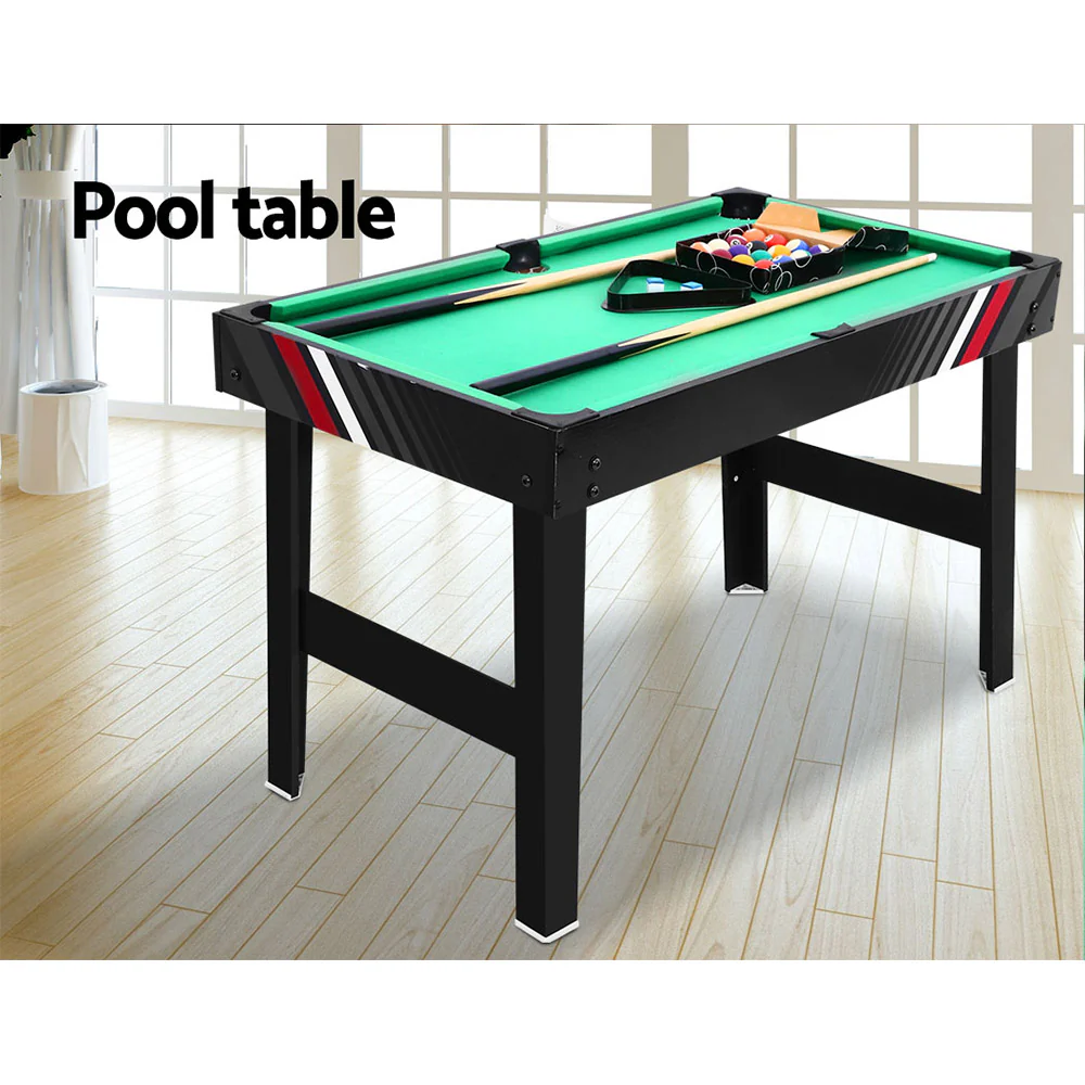 4ft 4-In-1 Soccer Table Tennis Ice Hockey Pool Game Football Foosball Kids Adult - Nurns