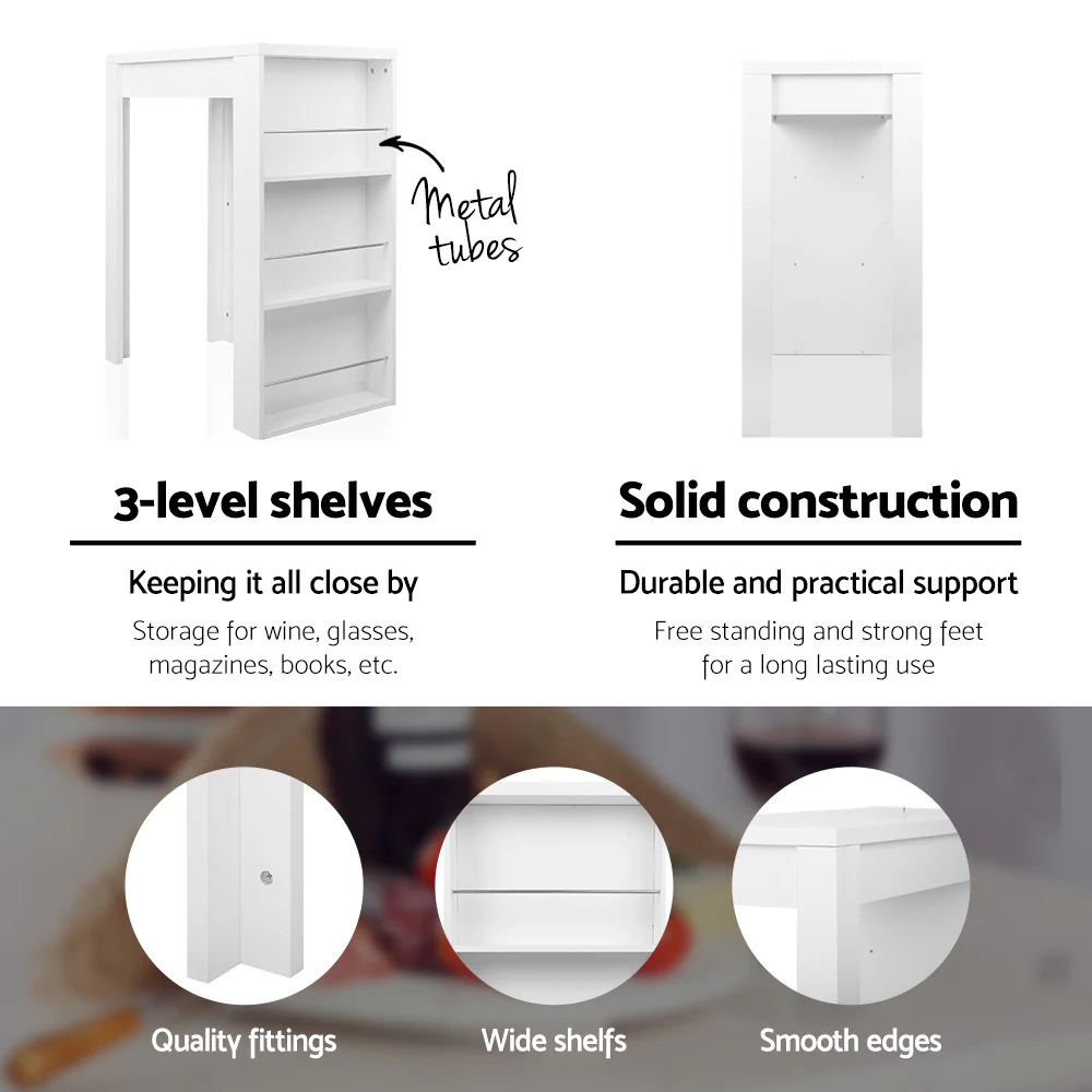 3 Level Storage Bar Table - Nurns