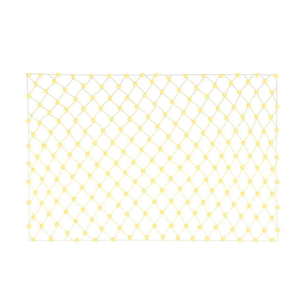 3mx2m 504 LED Christmas Lights Solar Net String Light Decorations - Warm - Nurns