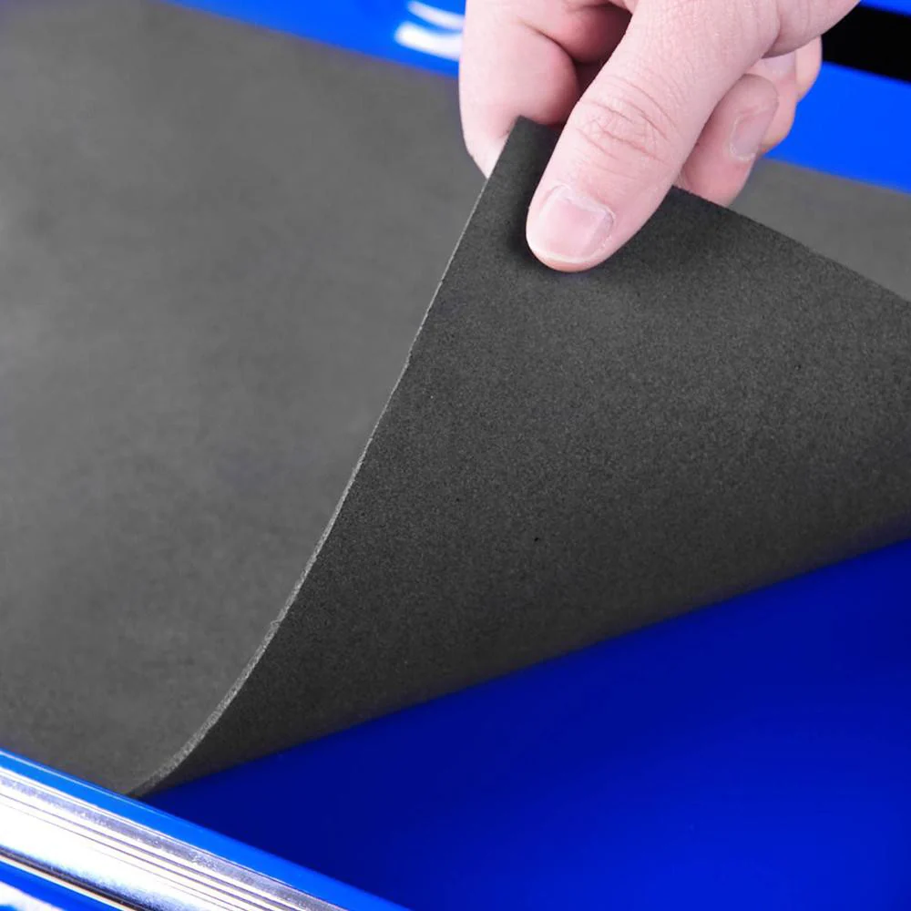 5 Drawer Mechanic Tool Box Cabinet Storage Trolley - Blue - Nurns