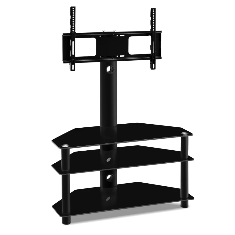 3 Tier Floor TV Stand with Bracket Shelf Mount - Nurns