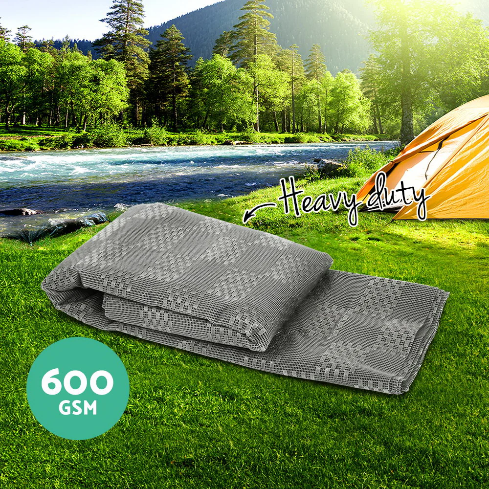 4M X 2.5M Annex Matting 600GSM Floor Mats Mesh Caravan Camping Annexe - Nurns