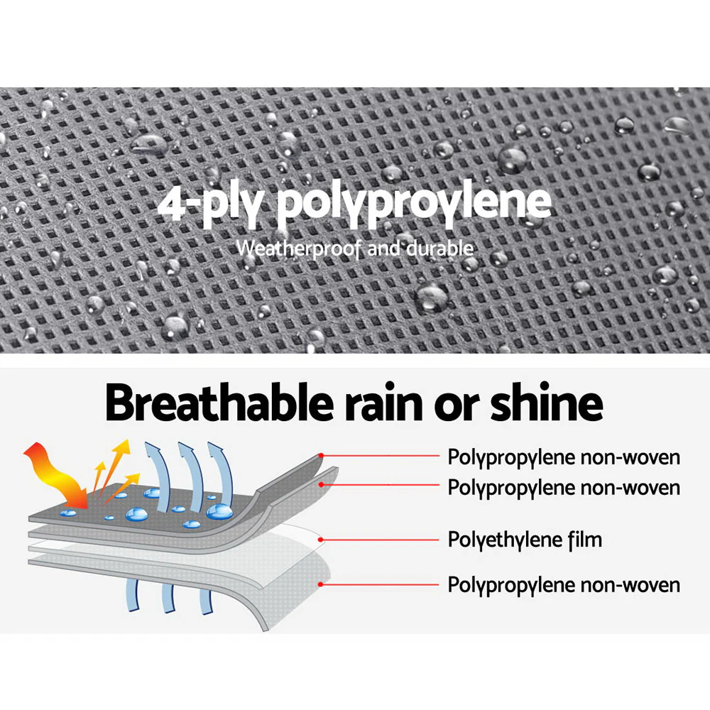 16-18ft Caravan Cover Campervan 4 Layer UV Water Resistant - Nurns