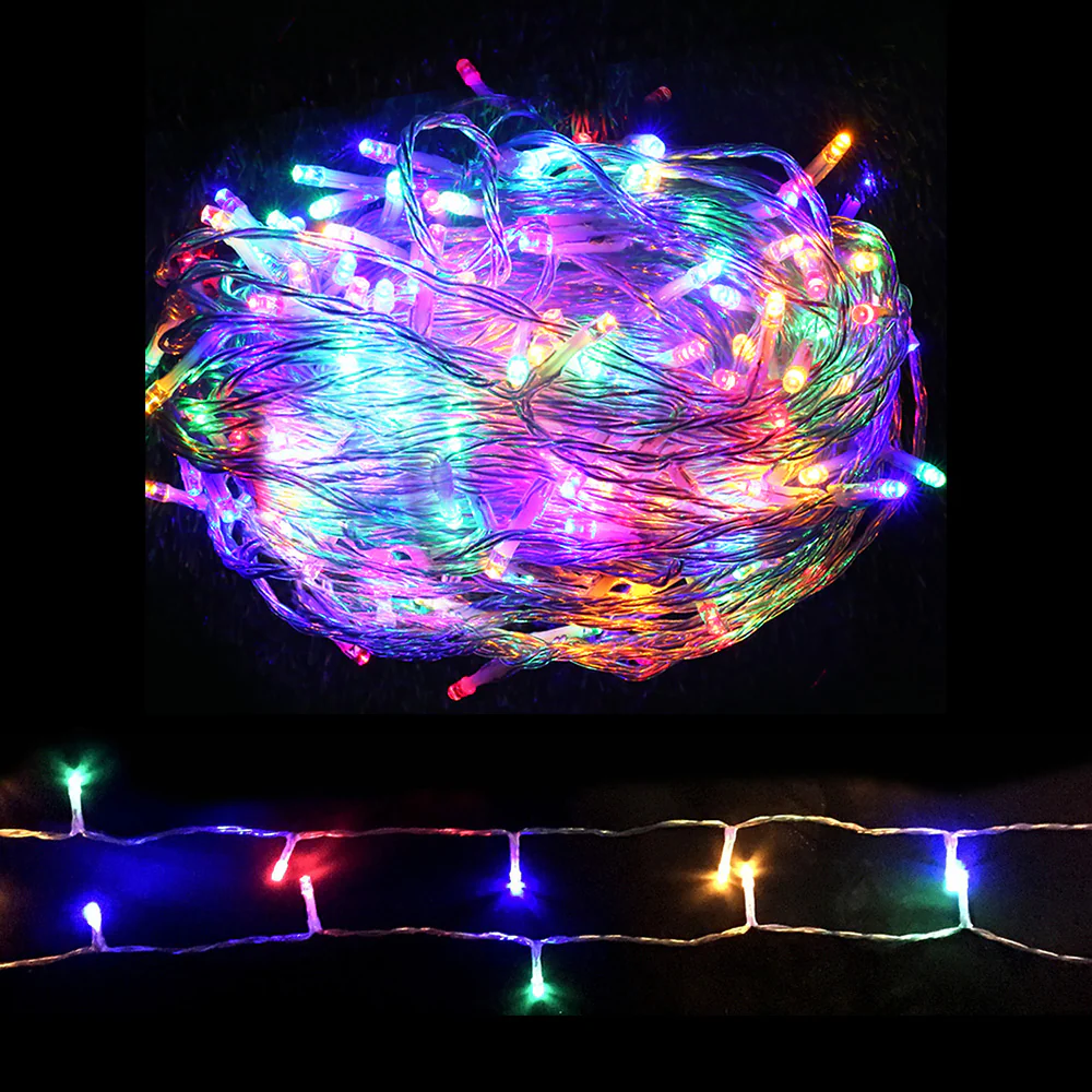 100M Christmas Lights String Light 500 LED - Colourful - Nurns