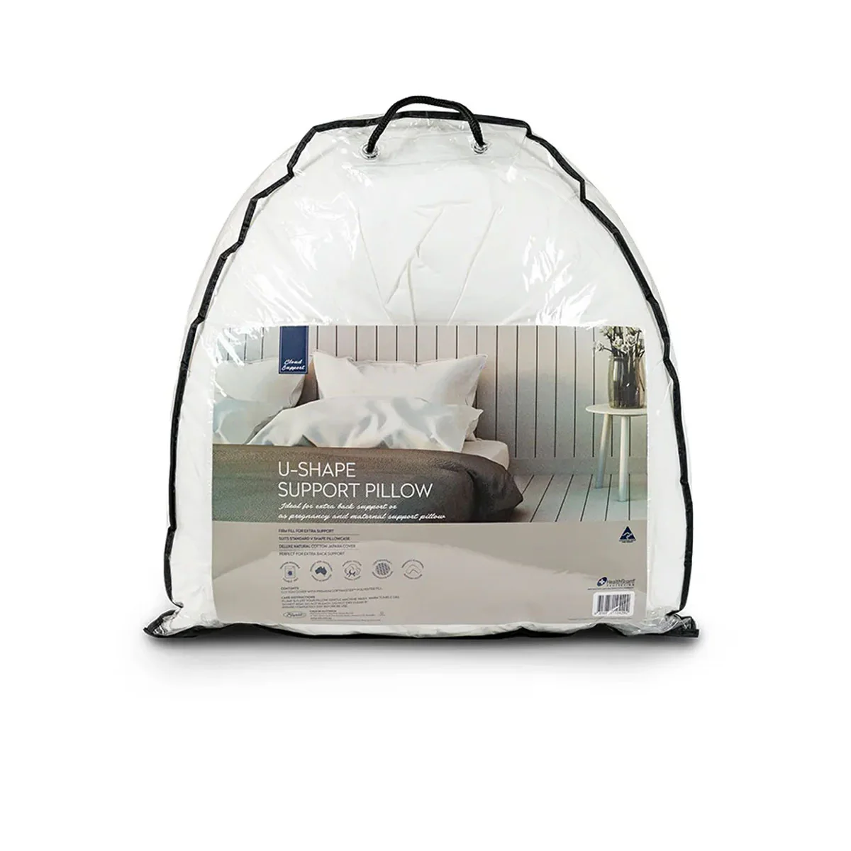 Cloud Support U-Shape Support Pillow - White - Nurns